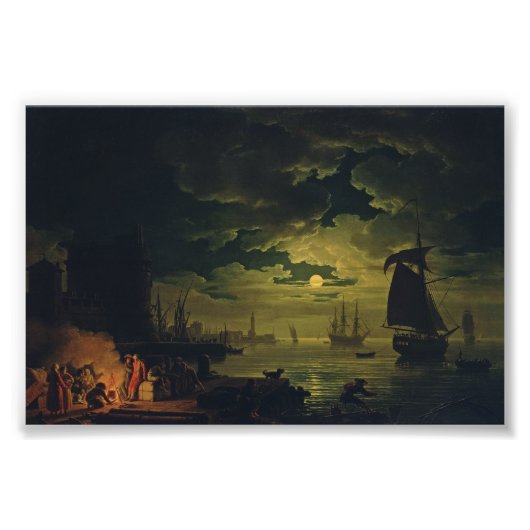 Moonlight Over Palermo High-Fidelity Fine Art  フォトプリント (正面)