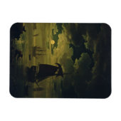 Moonlight Over Palermo High-Fidelity Fine Art  マグネット (横)