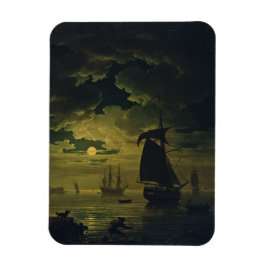 Moonlight Over Palermo High-Fidelity Fine Art  マグネット