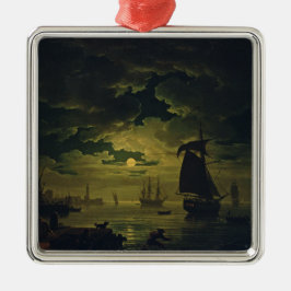 Moonlight Over Palermo High-Fidelity Fine Art  メタルオーナメント