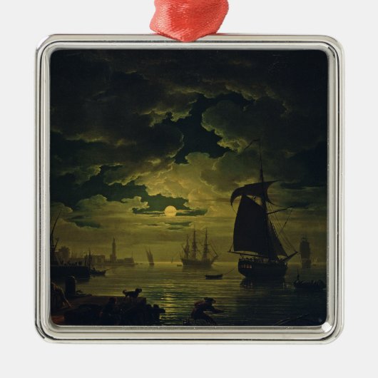 Moonlight Over Palermo High-Fidelity Fine Art  メタルオーナメント (正面)