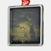 Moonlight Over Palermo High-Fidelity Fine Art  メタルオーナメント (左)