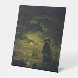 Moonlight Over Palermo High-Fidelity Fine Art  台座サイン