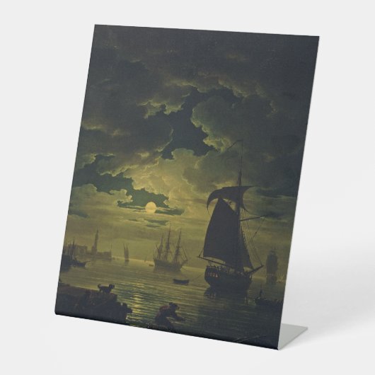 Moonlight Over Palermo High-Fidelity Fine Art  台座サイン (正面)