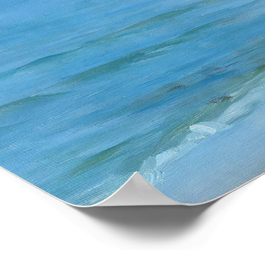 Moonlight over Skagen Strand, PS Kroyer, Art ポスター (角)