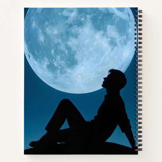 Moonlight Reflections Spiral Notebook ノートブック (裏面)