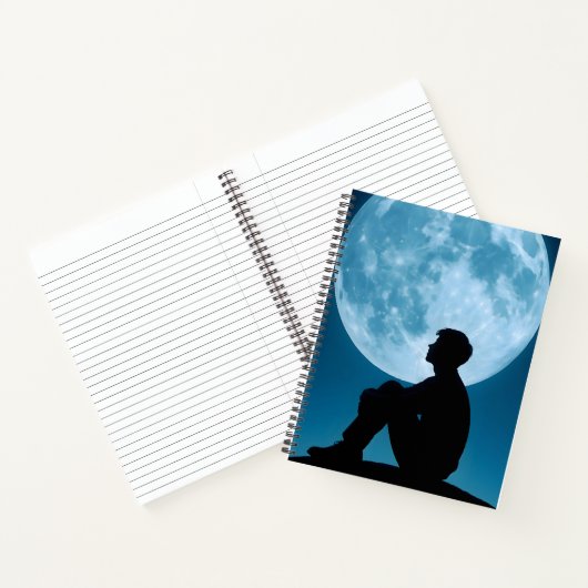 Moonlight Reflections Spiral Notebook ノートブック (内部)