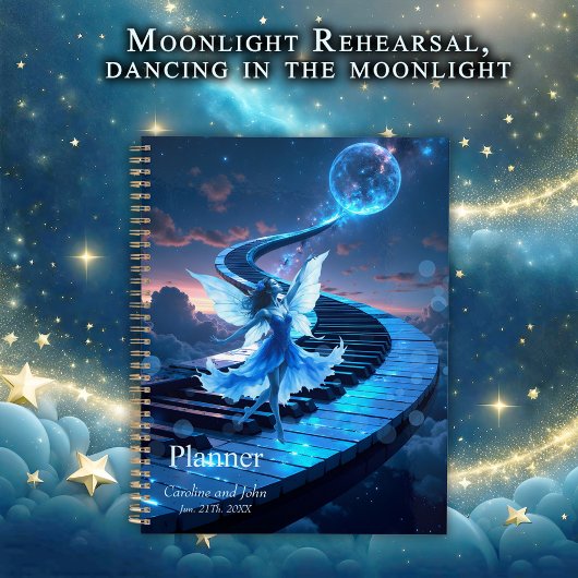 Moonlight Rehearsal – Dancing in the moonlight.  プランナー手帳