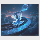 Moonlight Rehearsal – Dancing in the moonlight.  ラッピングペーパー (フラット)