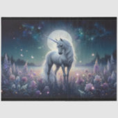 Moonlight Unicorn Dreams Decoupage  薄葉紙 (正面)
