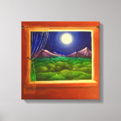 Moonlight Window キャンバスプリント (正面)