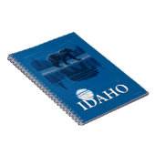 MoonlightIdahoVintage旅行ポスターでクマ ノートブック (右側)