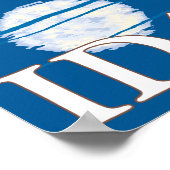 MoonlightIdahoVintage旅行ポスターでクマ ポスター (角)