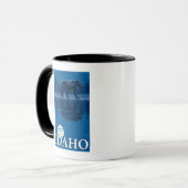 MoonlightIdahoVintage旅行ポスターでクマ マグカップ (正面左)