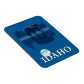 MoonlightIdahoVintage旅行ポスターでクマ マグネット (右側)