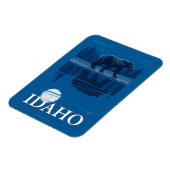 MoonlightIdahoVintage旅行ポスターでクマ マグネット (左側)