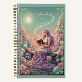 Moonlight's Embrace Enchanted Garden Journal ノートブック