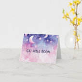 Moonlit心地よい:すぐにグリーティングカードを入手 カード (黄色い花)