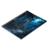 Moonlit Abandoned Village Path Notebook ノートブック (左側)