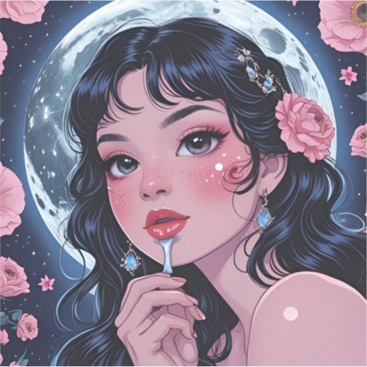 Moonlit Beauty シール (正面)