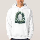 Moonlit Bloom – Enchanted Night Garden Illustratio パーカ (正面)