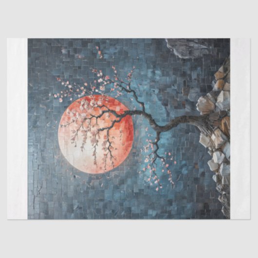 Moonlit Blossom Decoupage 薄葉紙 (正面)