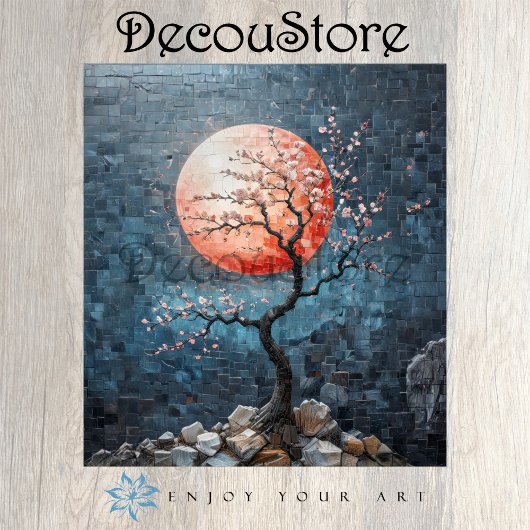 Moonlit Blossom Decoupage 薄葉紙