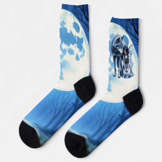 Moonlit Bond – The Wolf and the Gothic Fairy.   ソックス (左)