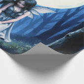 Moonlit Bond – The Wolf and the Gothic Fairy.   ラッピングペーパー (角)