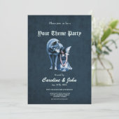 Moonlit Bond – The Wolf and the Gothic Fairy. 招待状 (スタンド正面)