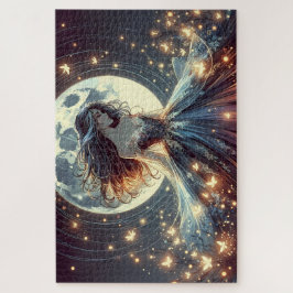 Moonlit Butterfly Enchantress Fantasy ジグソーパズル