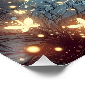 Moonlit Butterfly Enchantress Fantasy ポスター (コーナー)