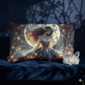 Moonlit Butterfly Enchantress Fantasy ランバークッション