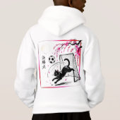 Moonlit Cherry Blossom Cat Soccer for japaness art (裏面)