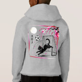 Moonlit Cherry Blossom Cat Soccer for japaness art (裏面)