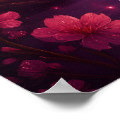 Moonlit Cherry Blossom Serenity ポスター (角)