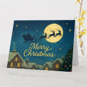 Moonlit Christmas Magic カード (黄色い花)