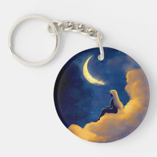 Moonlit Clouds Acrylic Keychain キーホルダー