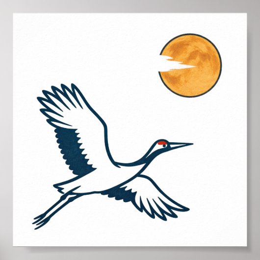 Moonlit Crane ポスター (正面)