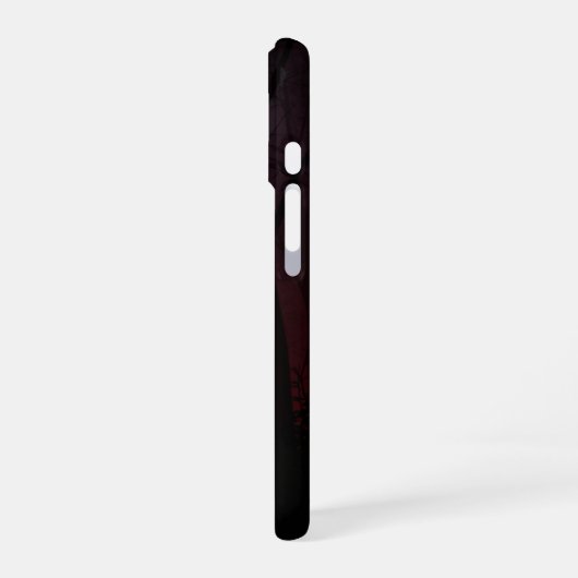 Moonlit Dark Forest Gothic Phone Case iPhone 16ケース (左側面)