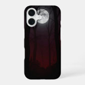 Moonlit Dark Forest Gothic Phone Case iPhone 16ケース (裏面)