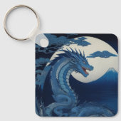 Moonlit Dragon of Fuji Keychain キーホルダー (正面)