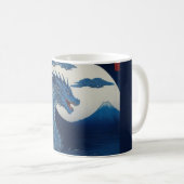 Moonlit Dragon of Fuji Mug コーヒーマグカップ (正面右)