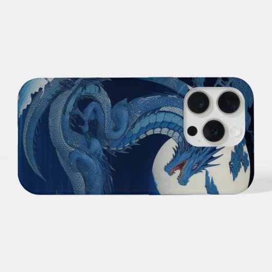 Moonlit Dragon of Fuji Phone Case iPhoneケース (裏面横)