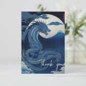 Moonlit Dragon of Fuji Thank You Card サンキューカード (スタンド正面)