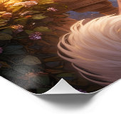 Moonlit Dream – Dog Watching a Magical City ポスター (コーナー)