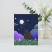 Moonlit Dreamer Girl Postcard ポストカード (スタンド正面)
