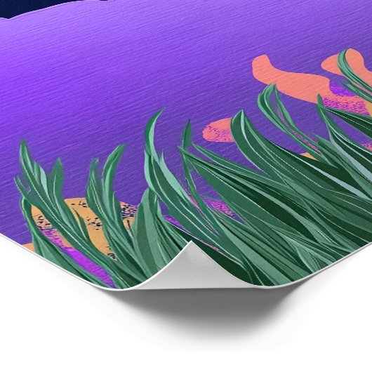 Moonlit Dreamer Girl Poster  ポスター (角)