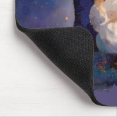 Moonlit Dreamer - Serene Night Sky マウスパッド (コーナー)