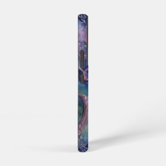 Moonlit Enchanted Forest Nightscape Samsung Galaxyケース (右側面)